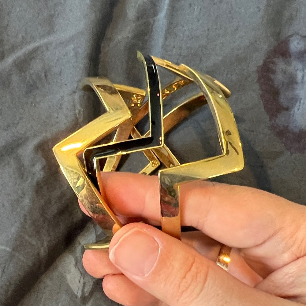 House of Harlow 1960 Set of 3 Jagged Stackable Bangles